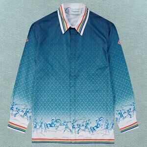 Casablanca Long Sleeve Shirt Blue